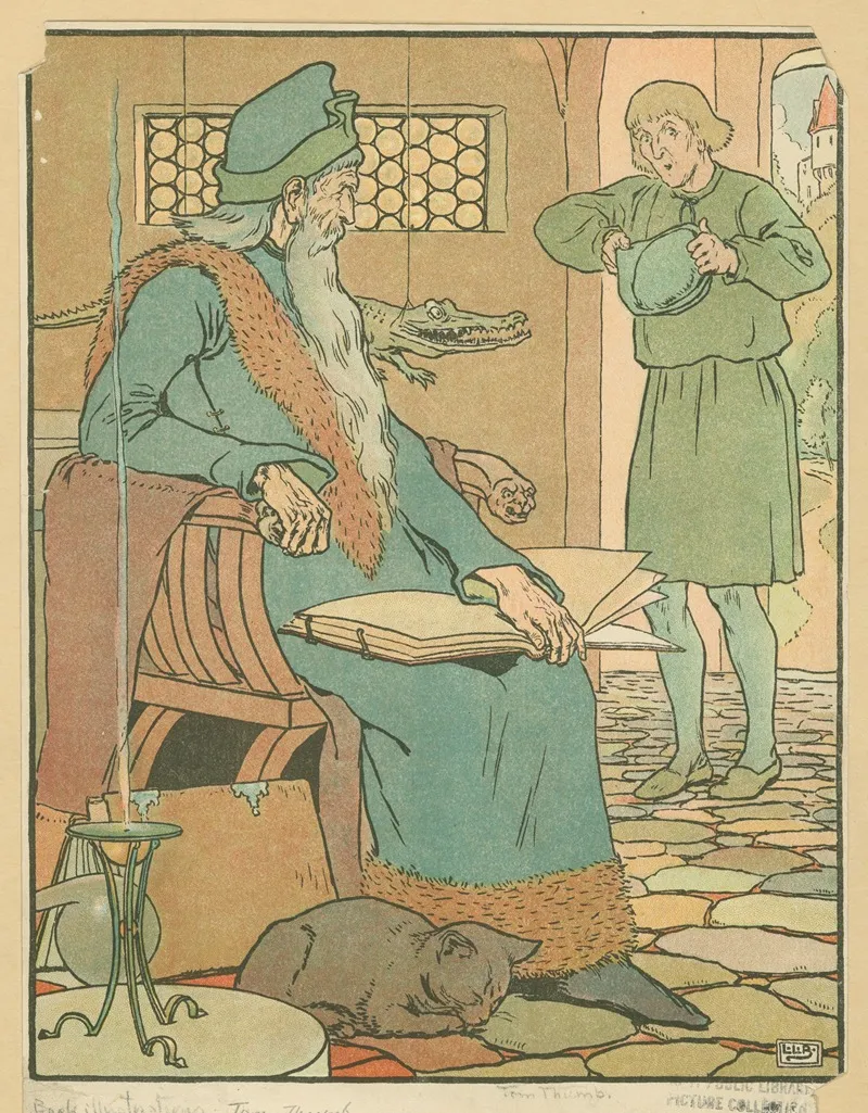 Toms Father Begs Merlin The Magician To Give His Wife A Child