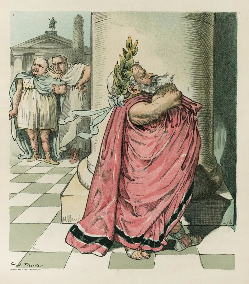 Too Much Like Caesar Wall Art by Charles Jay Taylor - High-Resolution Digital Print
