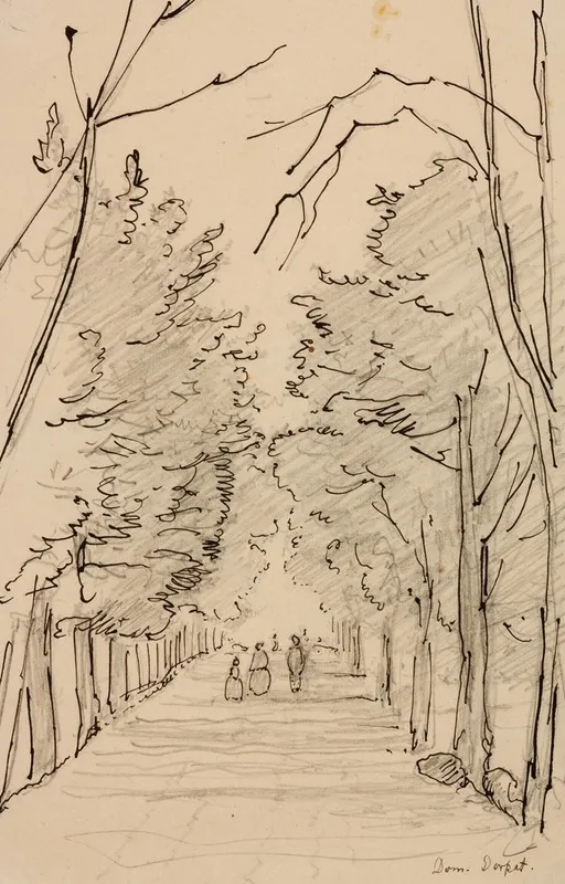 Toome Allee Wall Art by Woldemar Friedrich Krüger - High-Resolution Digital Print