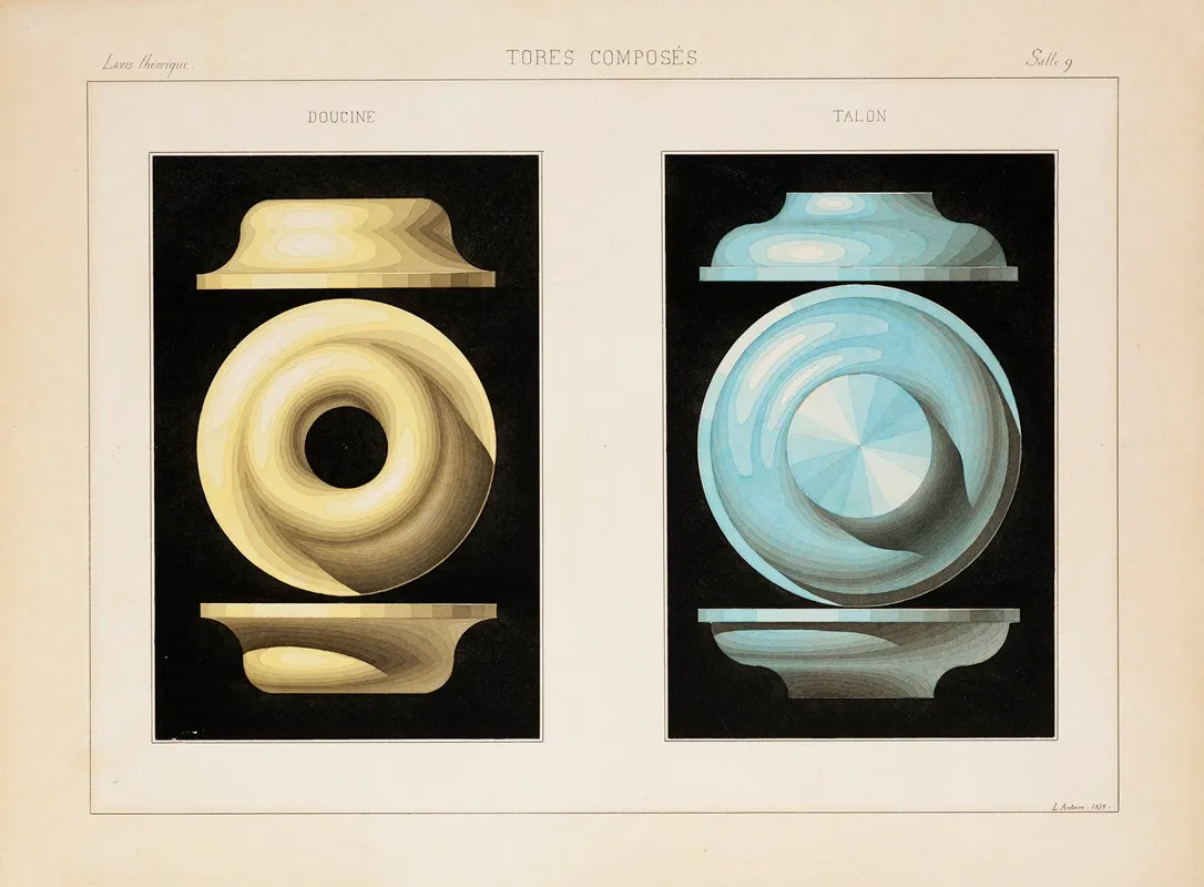 Tores Composes Wall Art by L. Antoine - High-Resolution Digital Print