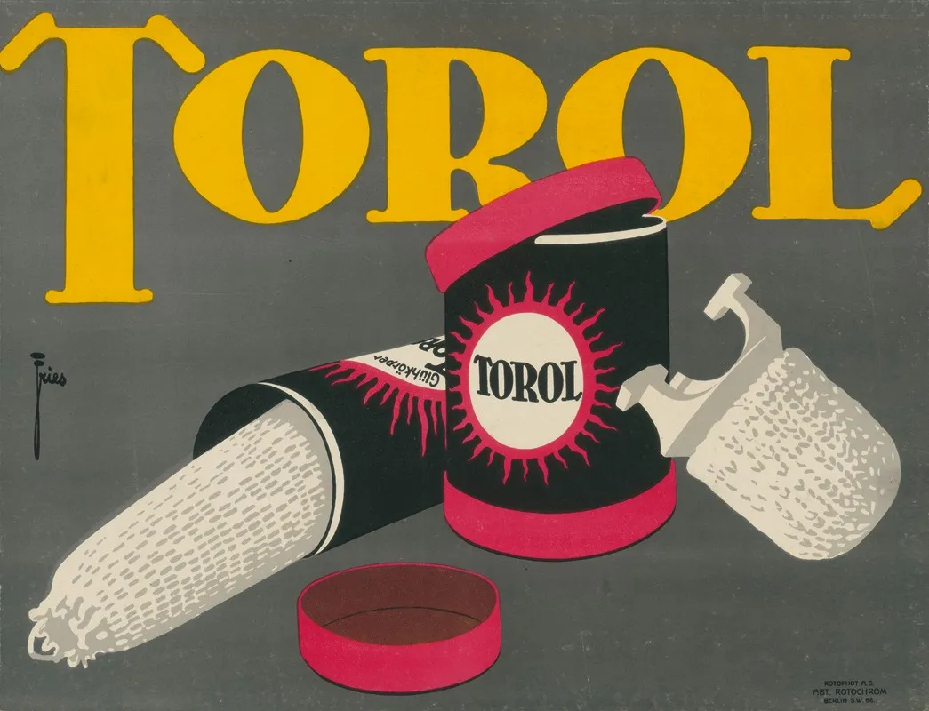 Torol Gluhkorper Wall Art by Leonhard Friedrich Fries - High-Resolution Digital Print