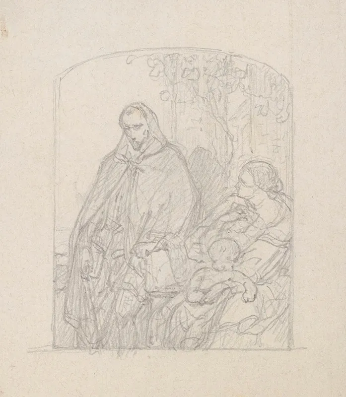 Torquato Tasso Dressed As A Sheperd Visits His Sister Cornelia In Sorrento 3