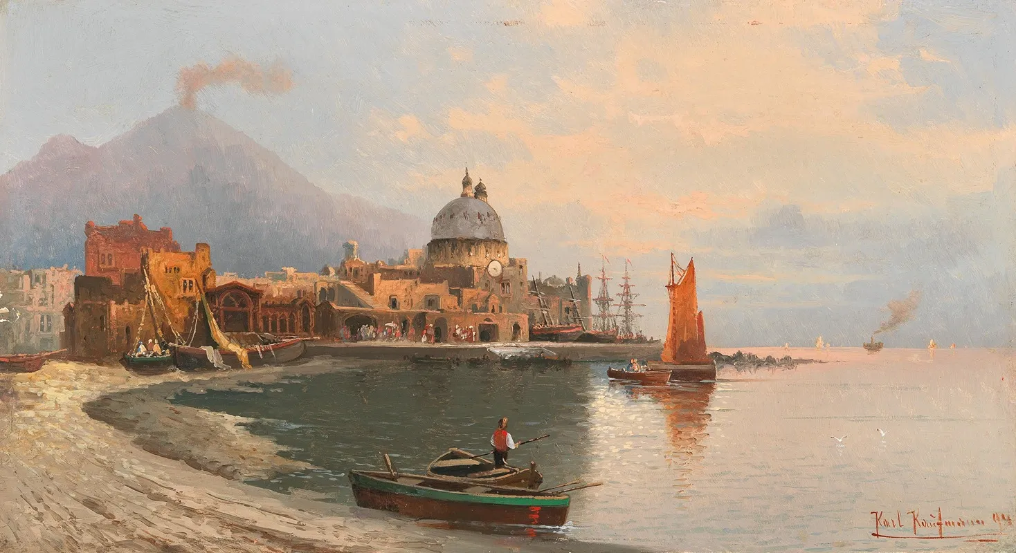 Torre Del Greco Neapel Wall Art by Karl Kaufmann - High-Resolution Digital Print