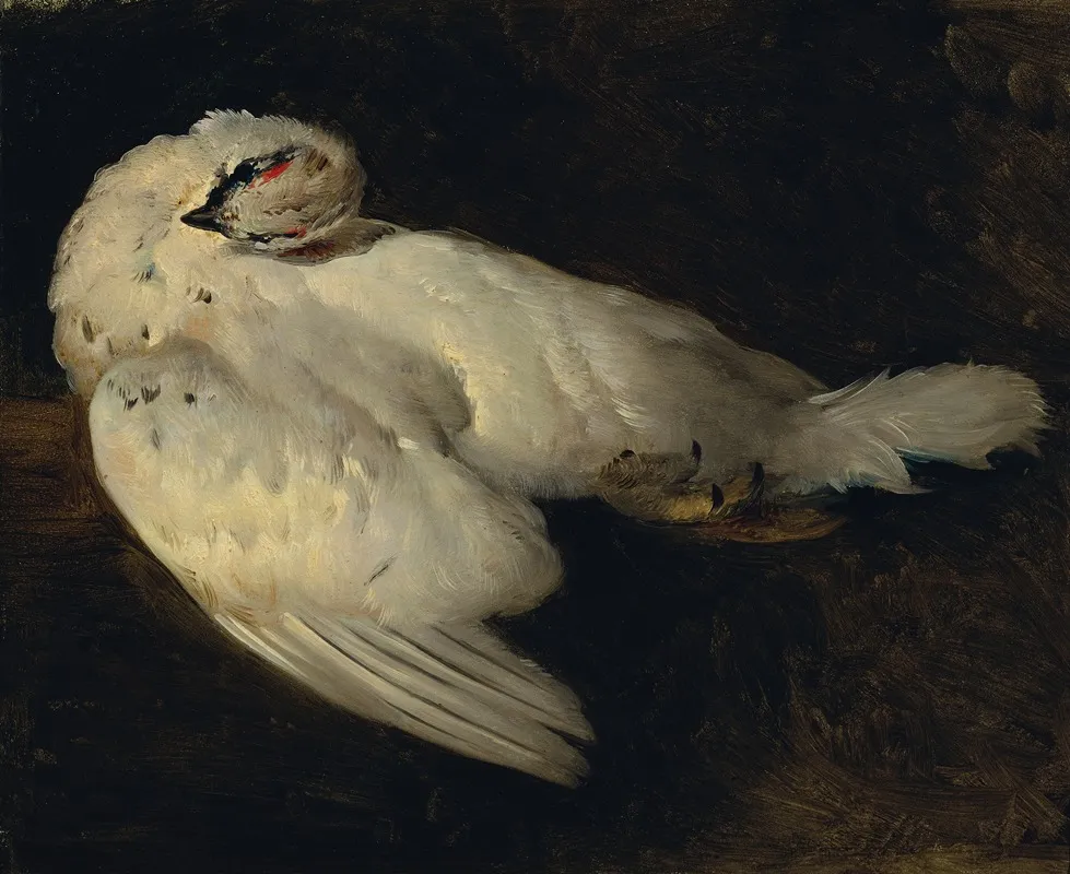 Totes Schneehuhn Wall Art by Johann Matthias Ranftl - High-Resolution Digital Print