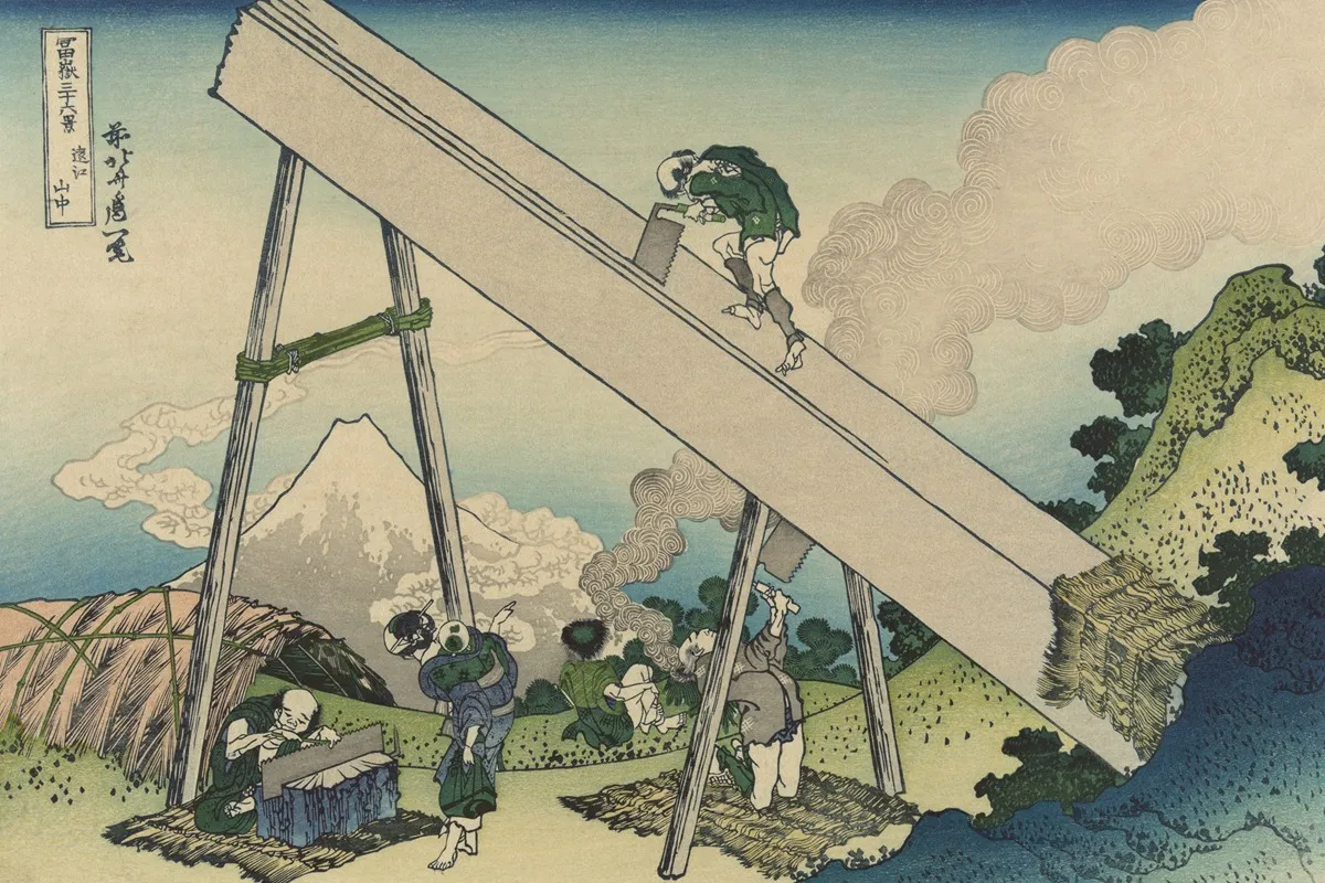 Totomi Sanchu Wall Art by Katsushika Hokusai - High-Resolution Digital Print