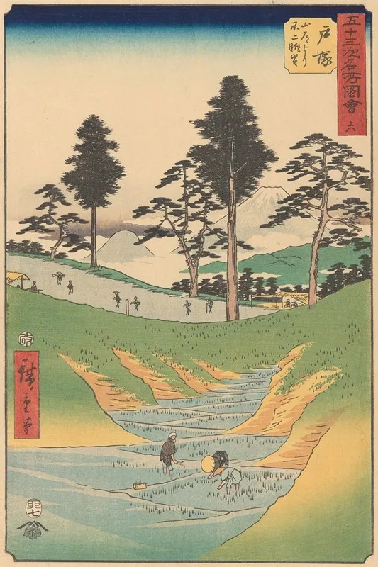 Totsuka Wall Art by Utagawa Hiroshige - High-Resolution Digital Print