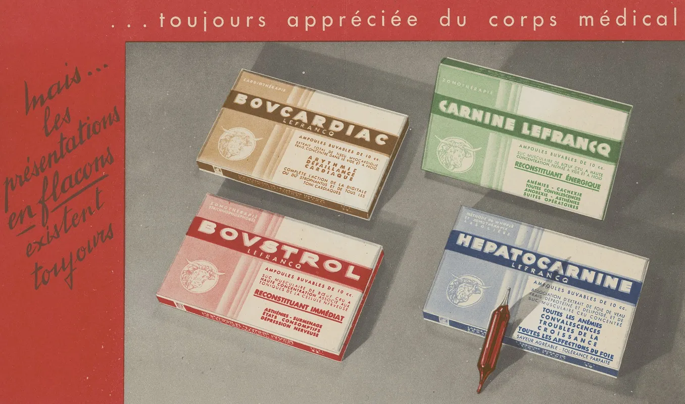 Toujours Appreciee Du Corps Medical Wall Art by Laboratoires de la Carnine Lefrancq - High-Resolution Digital Print