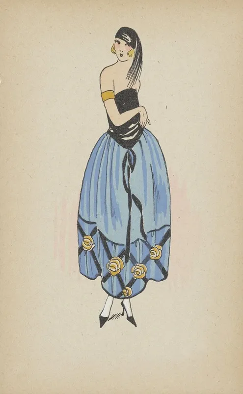 Toujours Chic Toilettes De Soirees Hiver 1921 1922 Azur