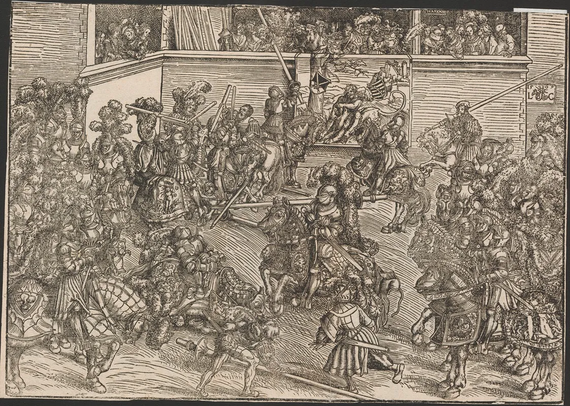 Tournament With The Tapestry Of Samson And The Lion