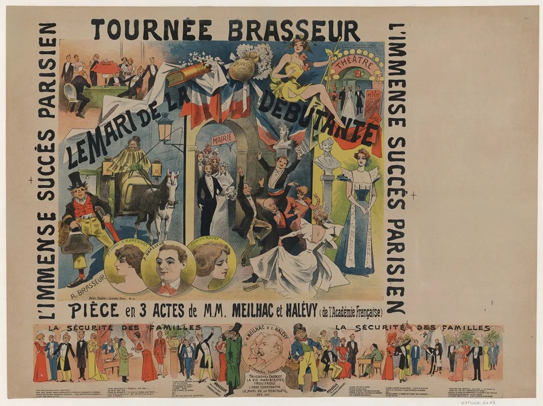 Tournee Brasseur Le Mari De La Debutante Piece En 3 Actes De M M Meilhac Et Halevy