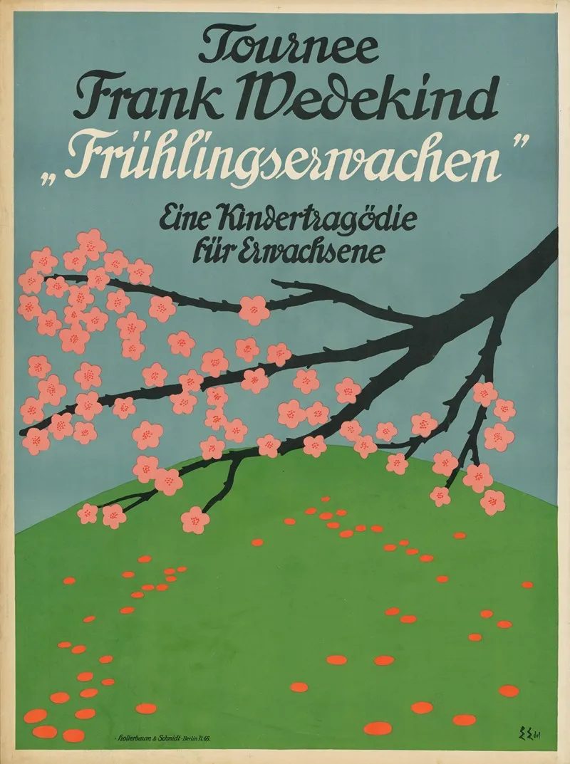 Tournee Frank Wedekind Fruhlingserwachen Eine Kindertragodie Fur Erwachsene Wall Art by Edmund Edel - High-Resolution Digital Print