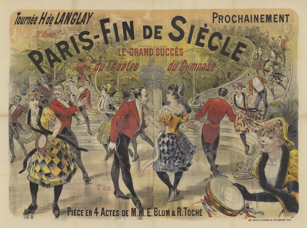 Tournee H De Langlay 18e Annee Paris Fin De Siecle