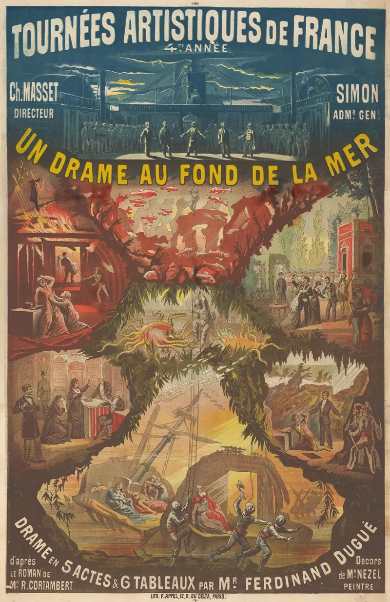 Tournees Artistiques De France 4eme Annee Un Drame Au Fond De La Mer