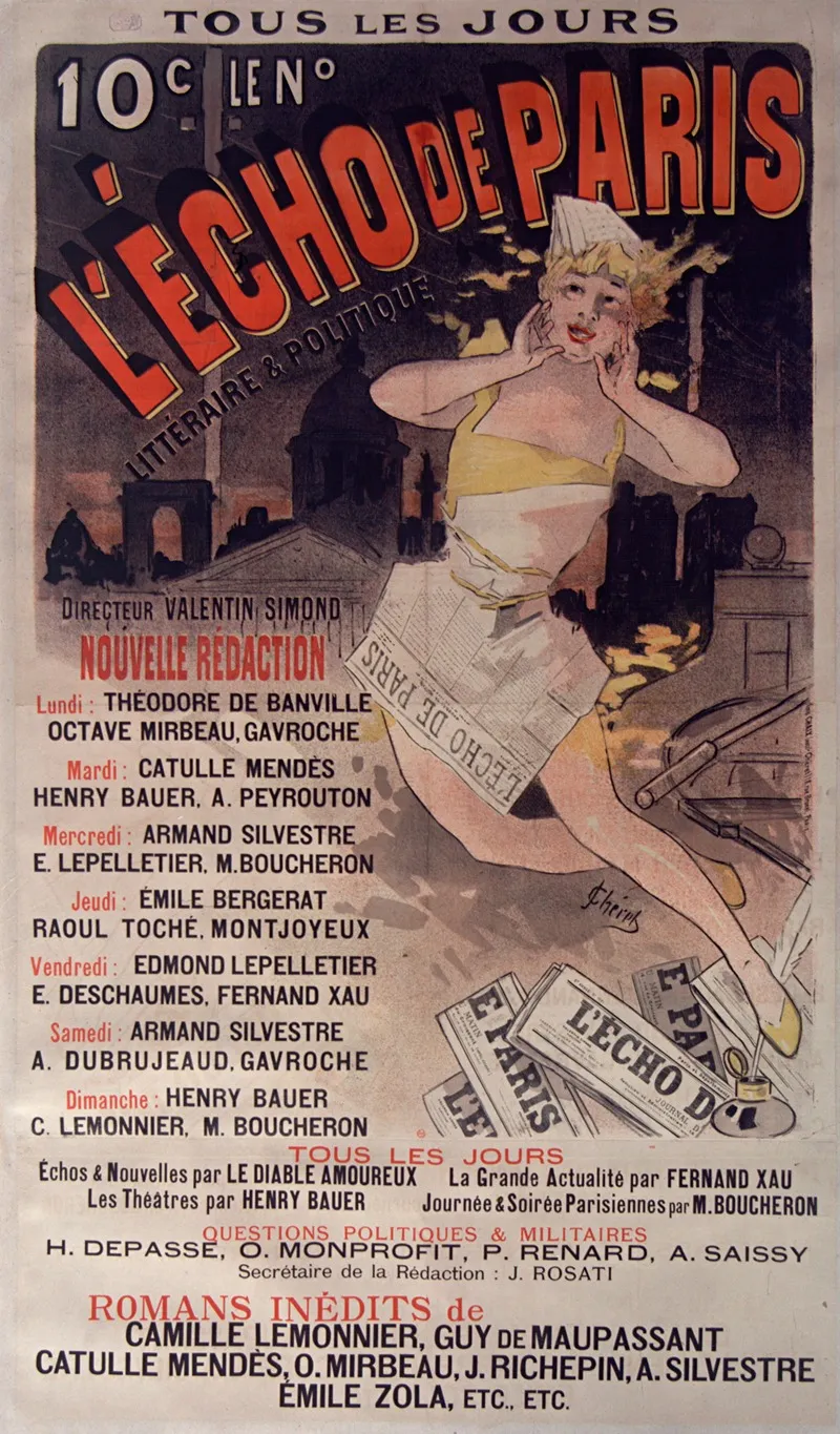 Tous Les Jours 10c Le N Lecho De Paris Litteraire Et Politique
