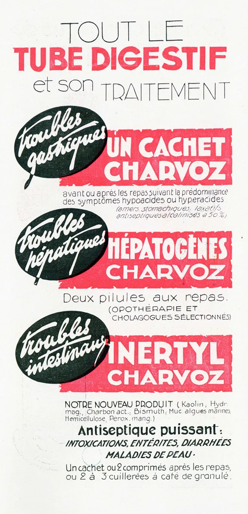 Tout Le Tube Digestif Et Son Traitement 3 Wall Art by Laboratoires Charvoz - High-Resolution Digital Print