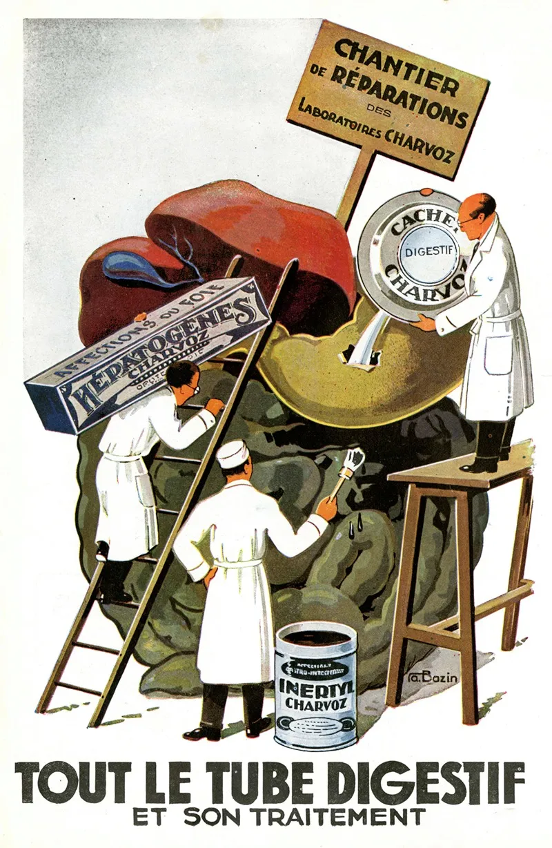 Tout Le Tube Digestif Et Son Traitement Wall Art by A. Bazin - High-Resolution Digital Print
