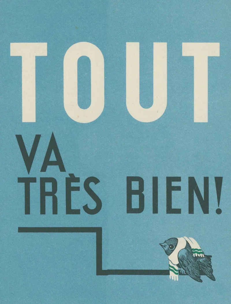 Tout Va Tres Bien Wall Art by Laboratoires Cantin - High-Resolution Digital Print