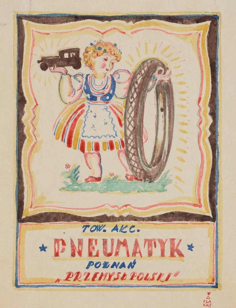 Tow Akc Pneumatyk Poznan Przemysl Polski Wall Art by Jerzy Gelbard - High-Resolution Digital Print