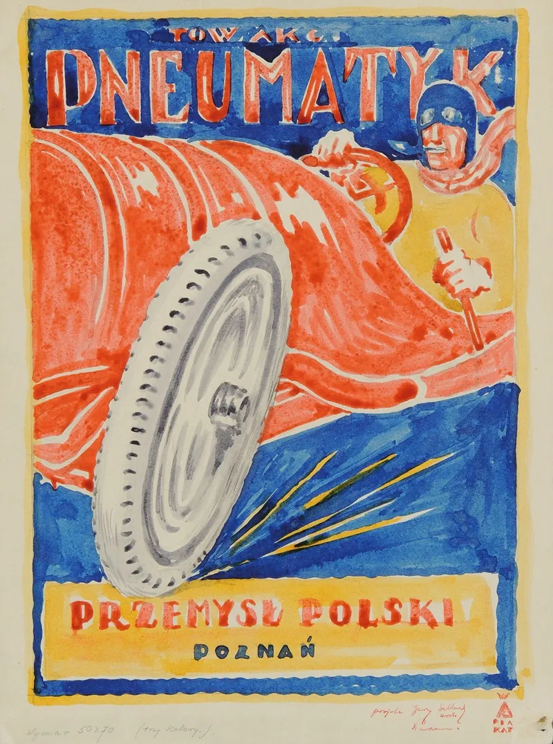 Tow Akc Pneumatyk Przemysl Polski Poznan 2 Wall Art by Jerzy Gelbard - High-Resolution Digital Print