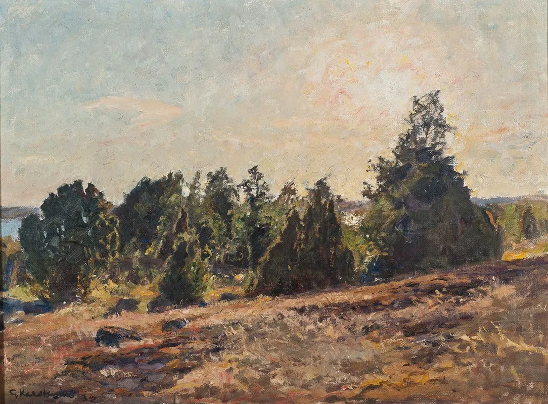 Towards Evening Horso In The Tjust Archipelago