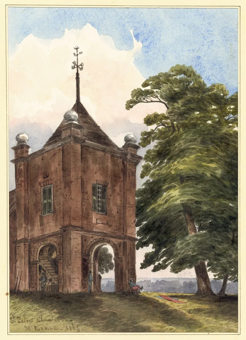 Tower Of St Peters Church Va