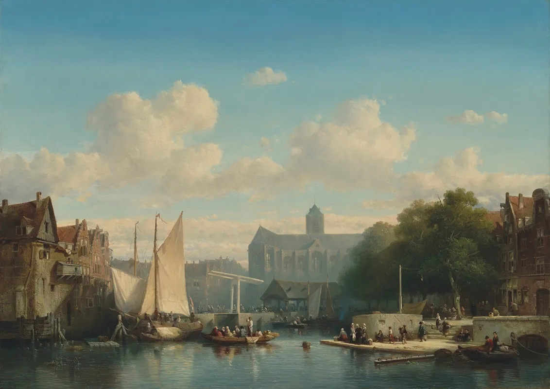Town Dock In Summer