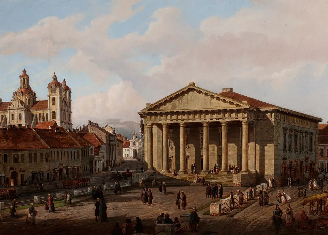 Town Hall In Vilnius Wall Art by Marcin Zaleski - High-Resolution Digital Print