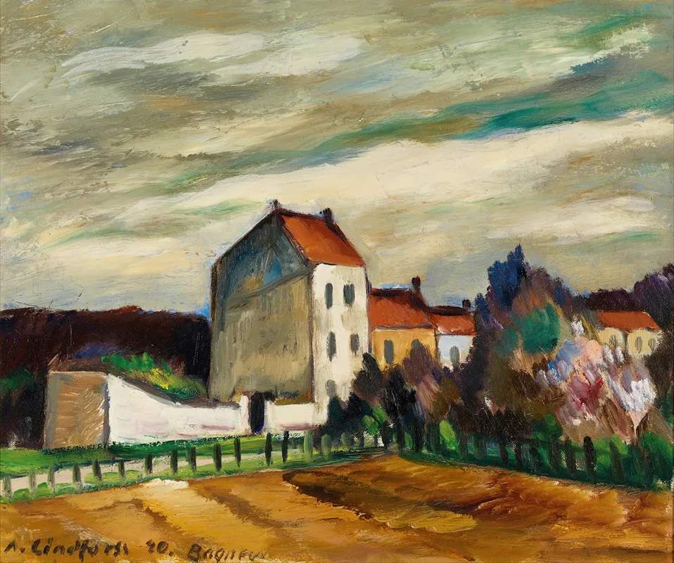 Town View Bogneux Wall Art by Anton Lindforss - High-Resolution Digital Print