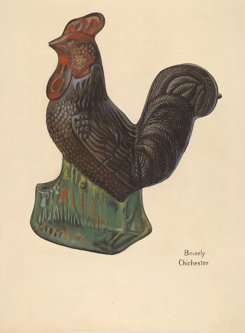 Toy Bank Rooster