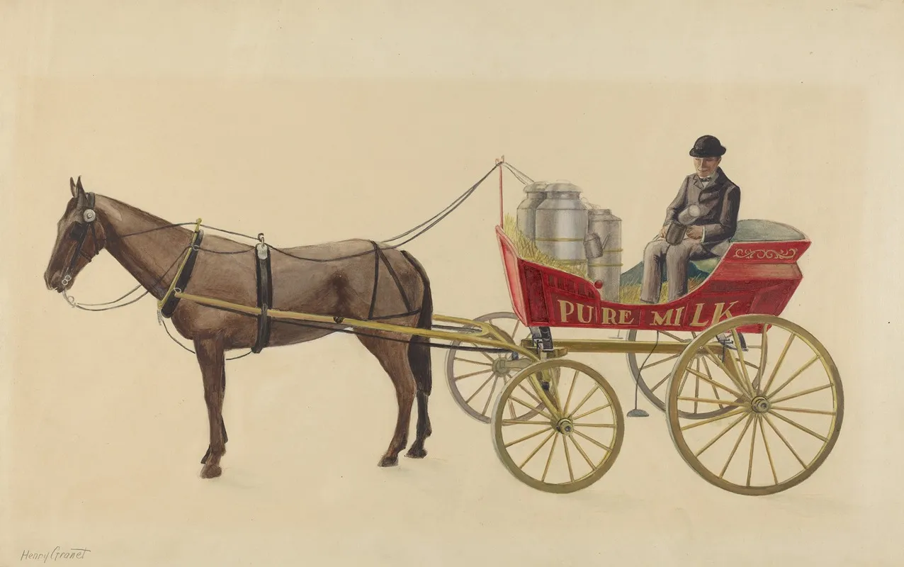 Toy Milk Wagon
