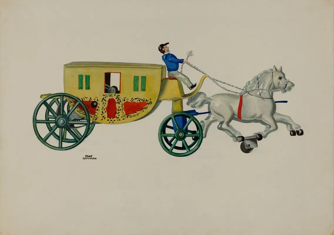 Toy Two Horse Hack
