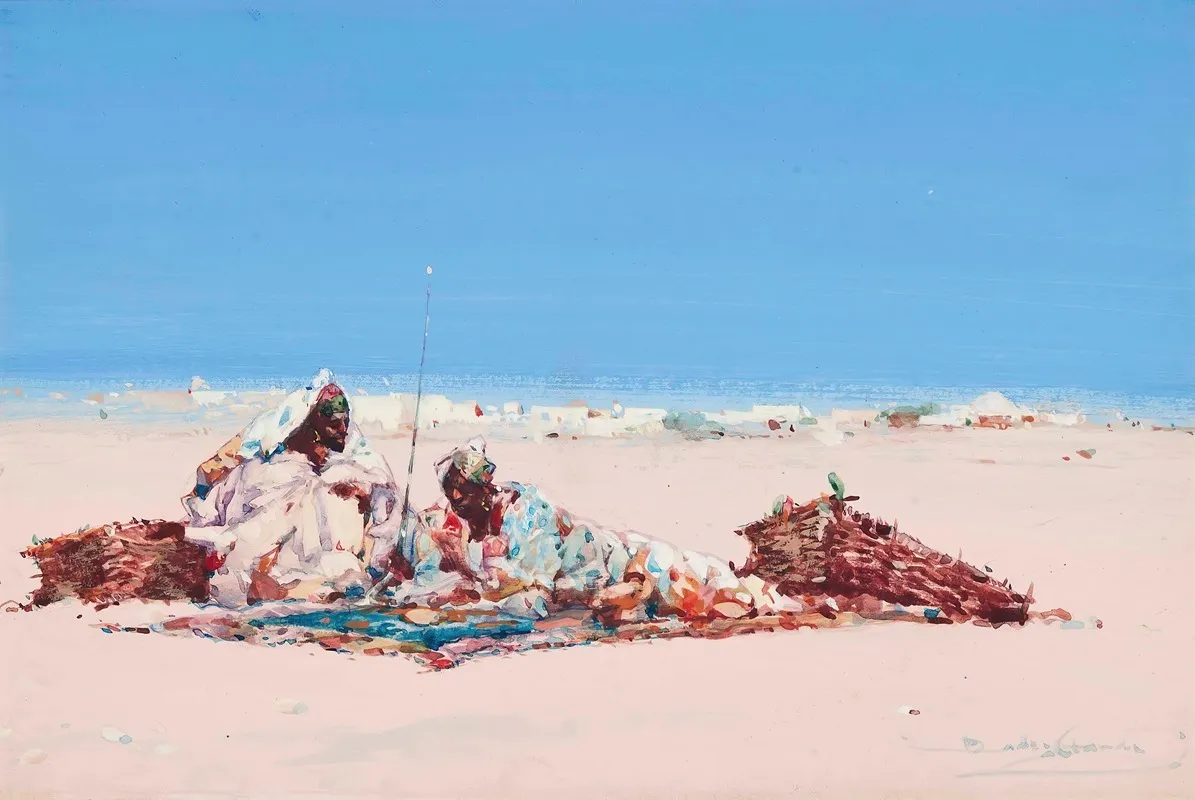 Traders In The Desert