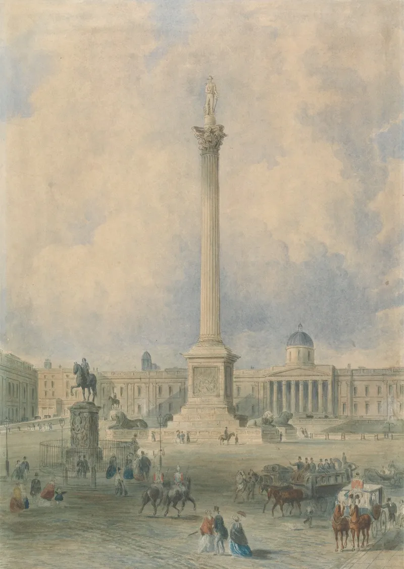 Trafalgar Square 2 Wall Art by George Hawkins - High-Resolution Digital Print