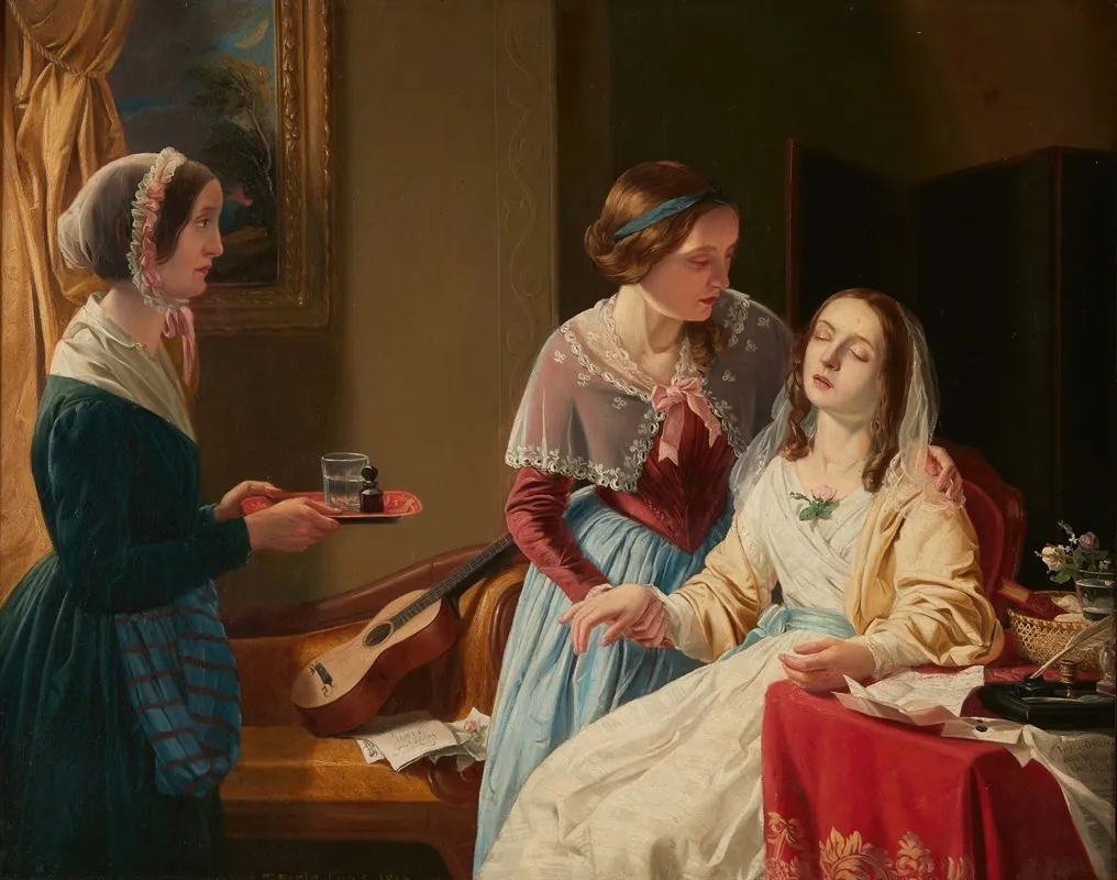 Tragic News Wall Art by John Thomas Peele - High-Resolution Digital Print
