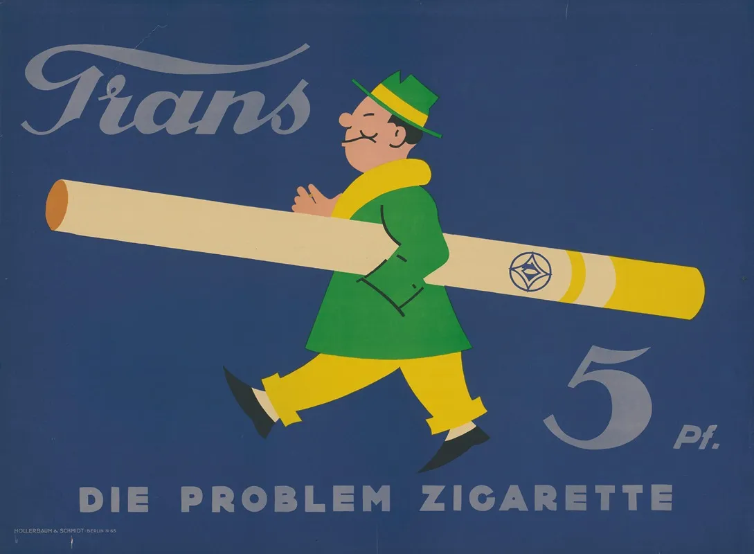 Trans Die Problem Zigarette Wall Art by Hollerbaum &amp; Schmidt - High-Resolution Digital Print