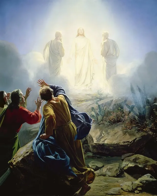 Transfiguration Of Jesus Wall Art by Carl Bloch - High-Resolution Digital Print