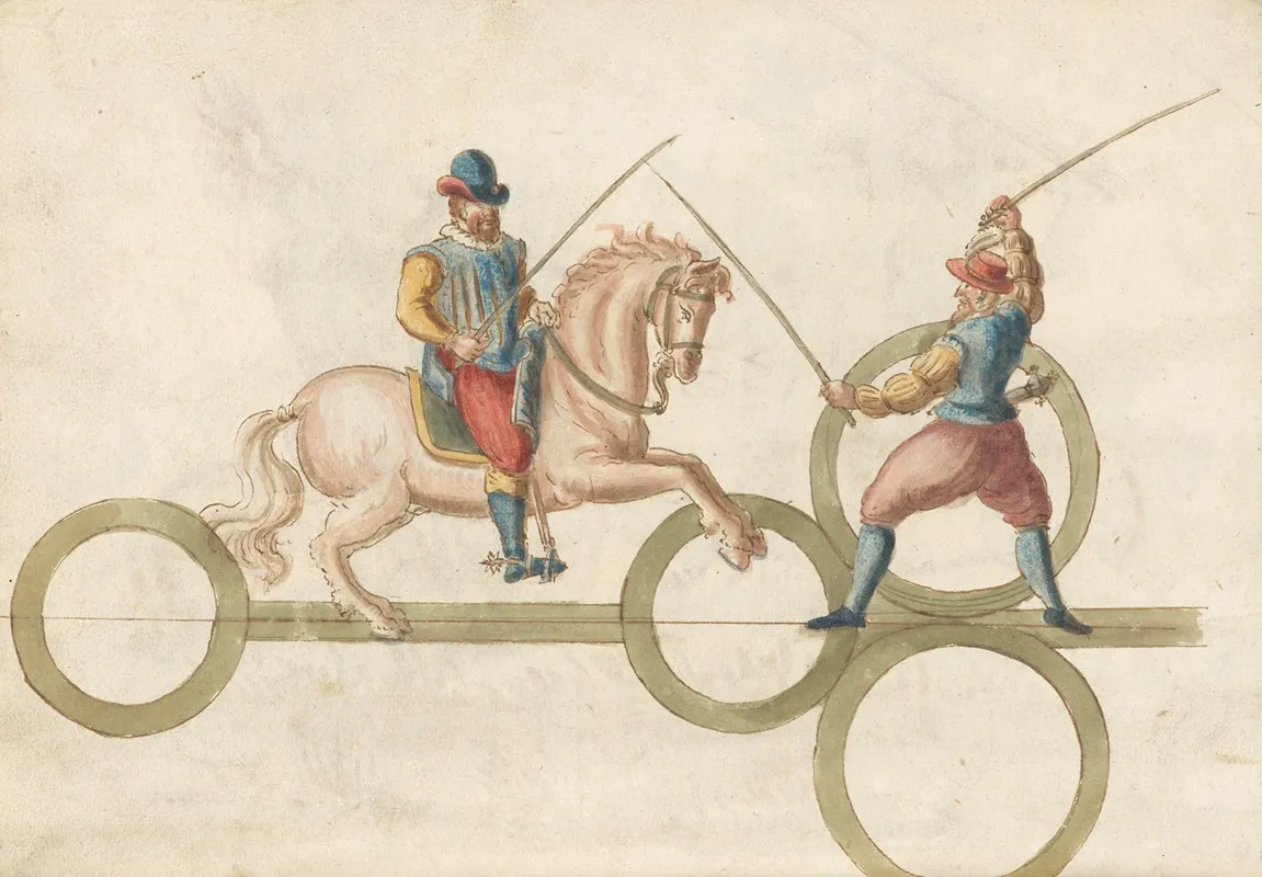 Trattato Como Se A Da Inbrigliare Il Cavallo E De Tutti Signali Pl 8 Wall Art by Jehan Bernard e Miraldo - High-Resolution Digital Print