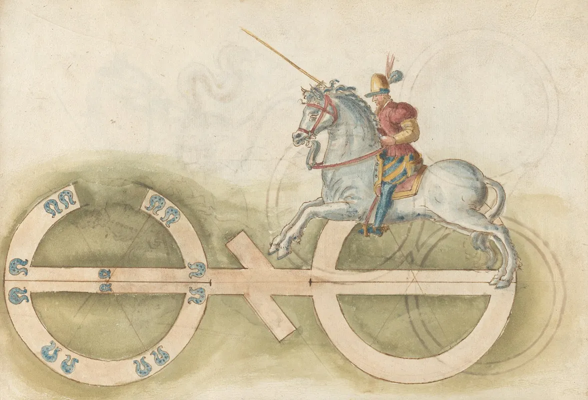 Trattato Como Se A Da Inbrigliare Il Cavallo E De Tutti Signali Pl 9 Wall Art by Jehan Bernard e Miraldo - High-Resolution Digital Print