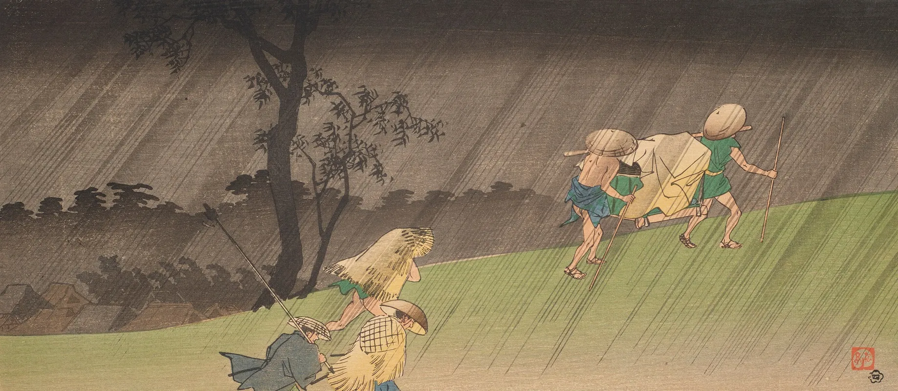 Travelers In The Rain
