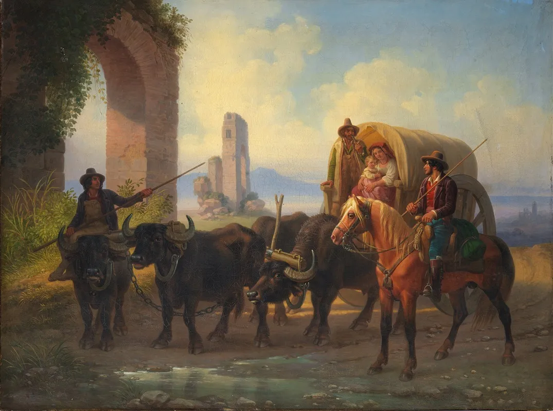 Travellers By Aqua Claudia Wall Art by Alexander Lauréus - High-Resolution Digital Print