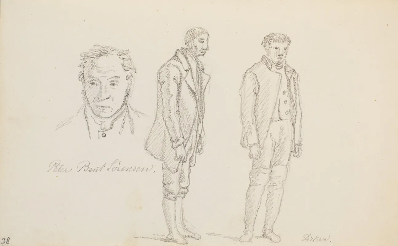 Tre Figurstudier