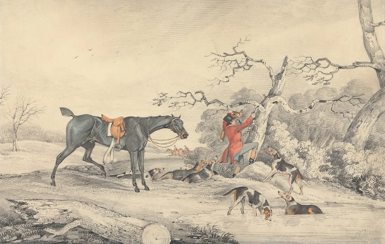 Treeing A Fox