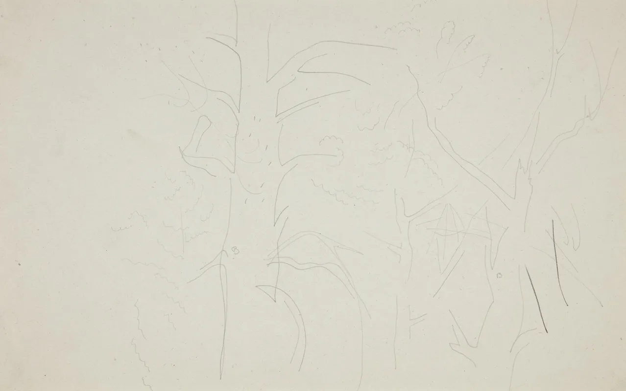 Trees 10 Wall Art by Charles Demuth - High-Resolution Digital Print