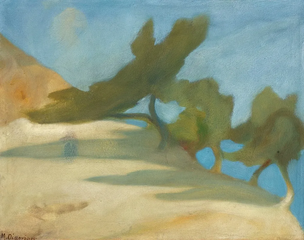 Trees In A Landscape Wall Art by Michalis Oikonomou - High-Resolution Digital Print