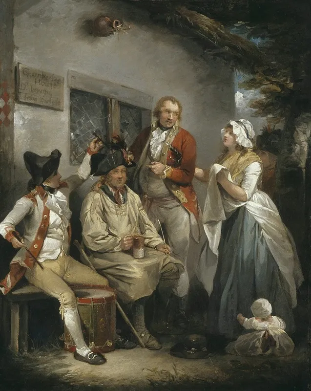 Trepanning A Recruit Wall Art by George Morland - High-Resolution Digital Print