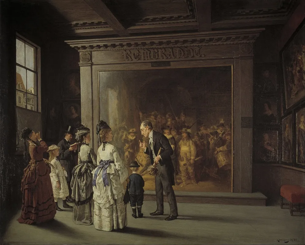 Treppenhuis Wall Art by August Jernberg - High-Resolution Digital Print