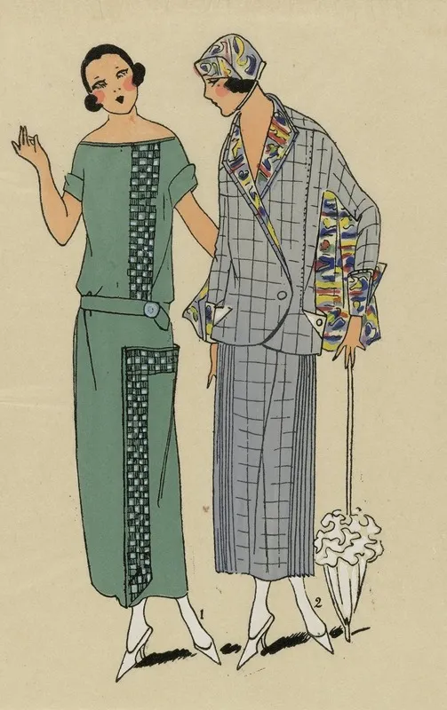 Tres Parisien 1923 No 4 5 Invitation 1 Petite Robe