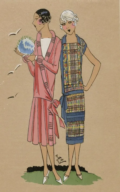 Tres Parisien 1925 No 6 Pl 1 Creation Philippe Et Gaston Creation Anna