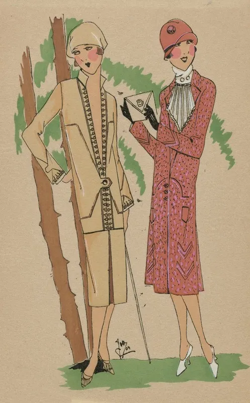 Tres Parisien 1925 No 6 Pl 11 Creations Martial Et Armand Au Fil De Lheure