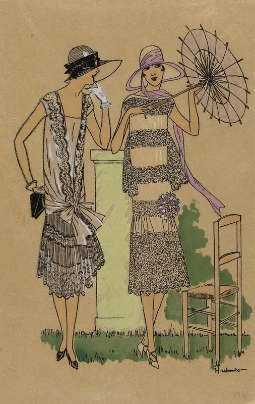 Tres Parisien 1925 No 7 14 Prix De Diane Elegante Et Fort Joli